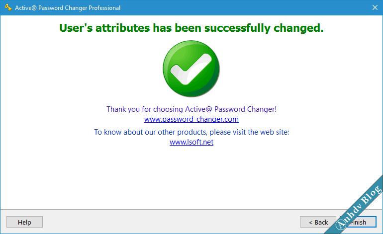 Reset mật khẩu Windows bằng Active Password changer 7